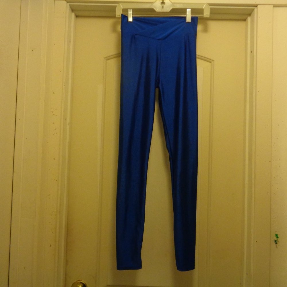 ROYAL BLUE SMOOTH LEGGINGS S